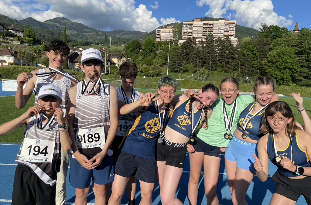 6 Podiums aux championnats FR de relais
