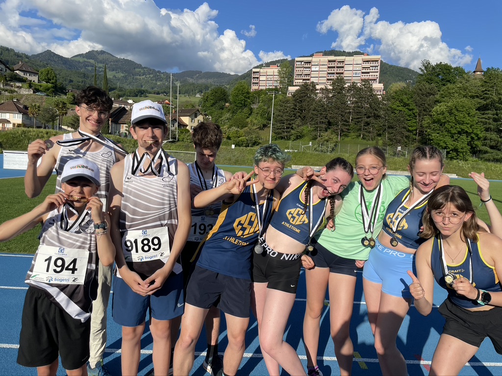 6 Podiums aux championnats FR de relais